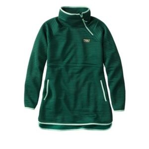 Green Women's Airlight Knit Asymmetrical Quarter-Zip Tunic